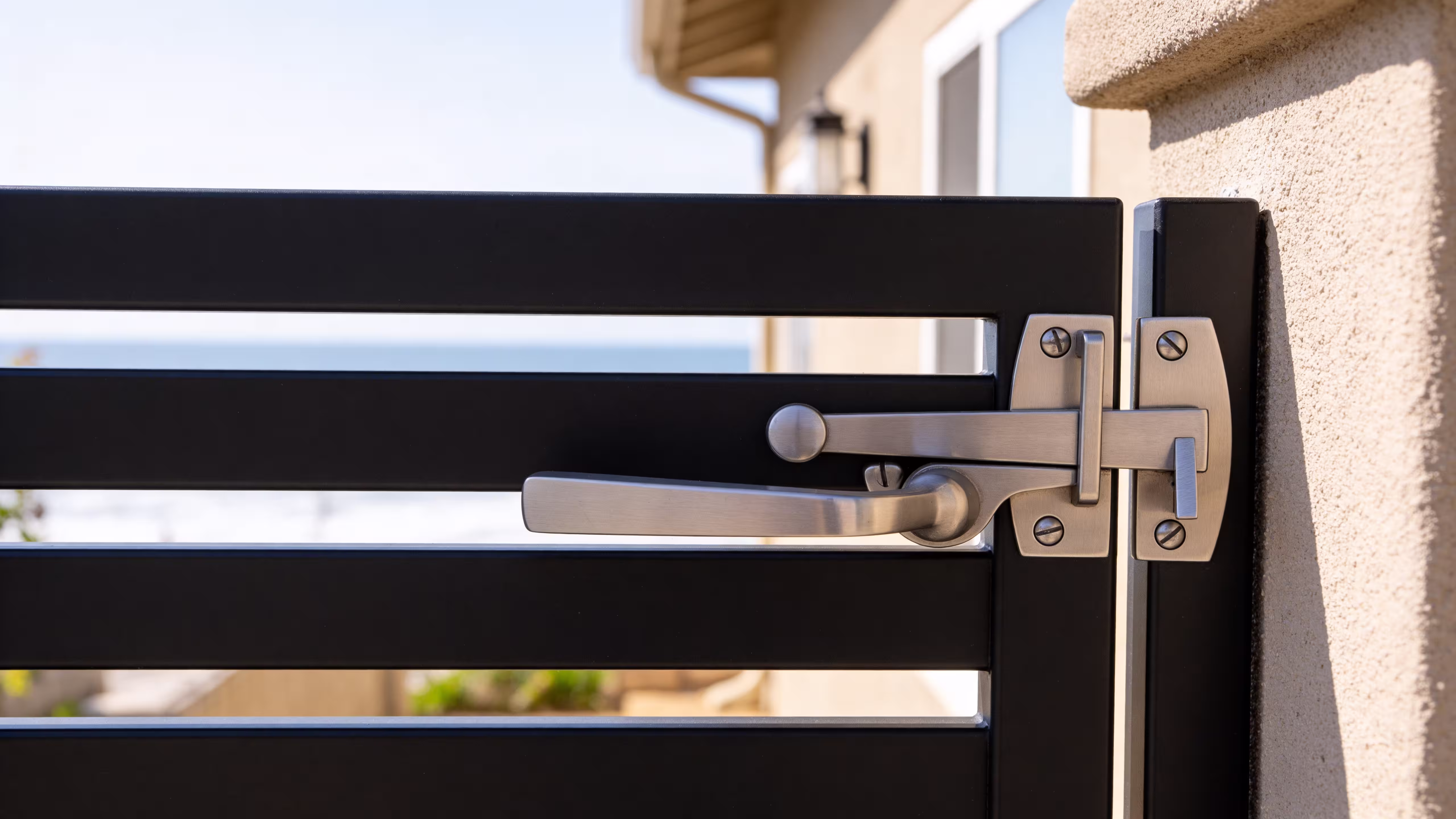 Zone zero aluminum fence for san diego a practical Close up of powder coated