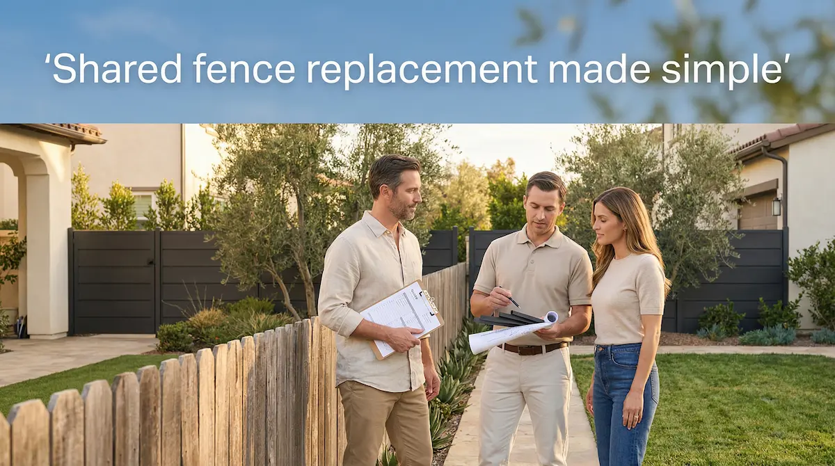 Shared fence replacement made simple