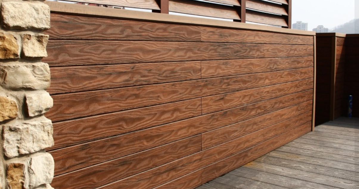 Composite fence trash enclosures