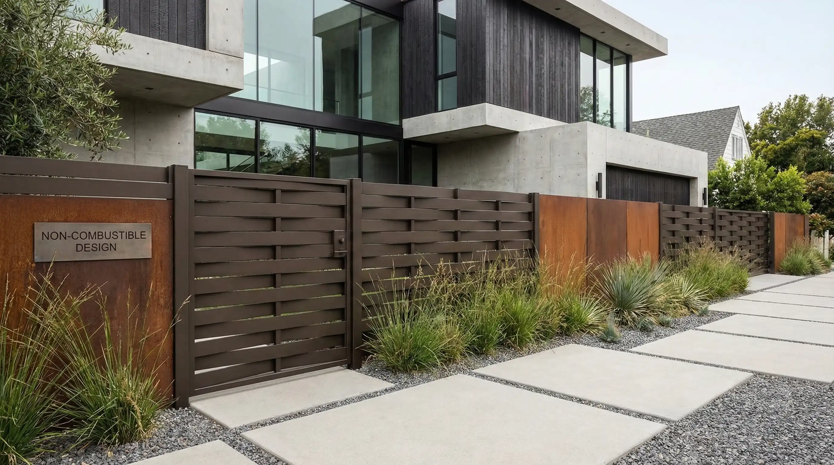 Non-combustible fencing materials compared: aluminum, steel, and beyond