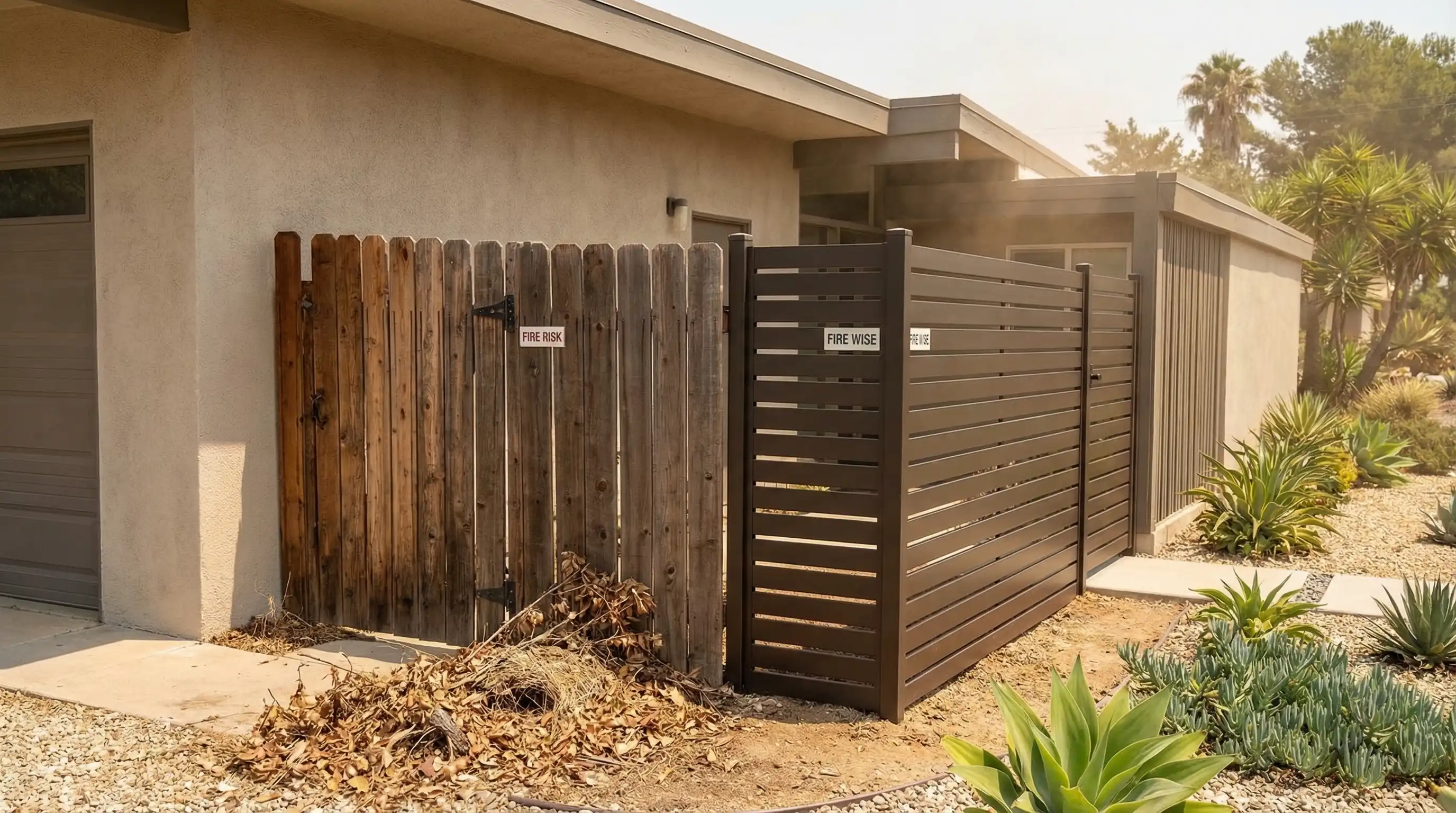 Your San Diego Fence Shouldn't Be a Wicking Stick: A Guide to Fire-Smart Materials