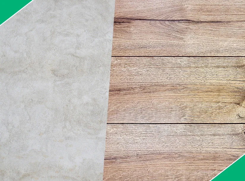 Mixed fencing design materials