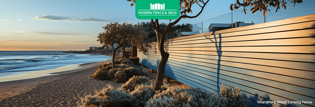 Non-combustible aluminum fencing in California