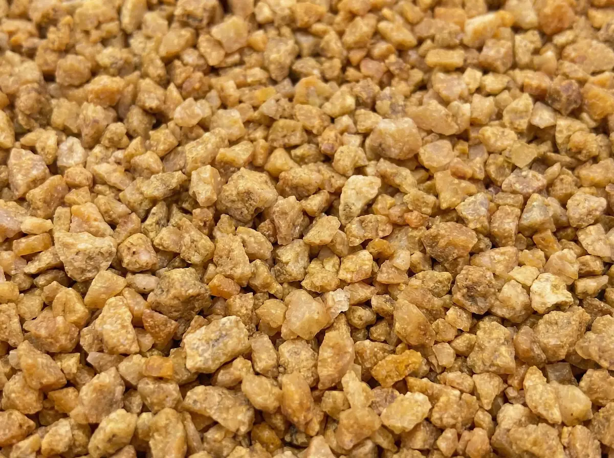 Close-up decomposed granite texture