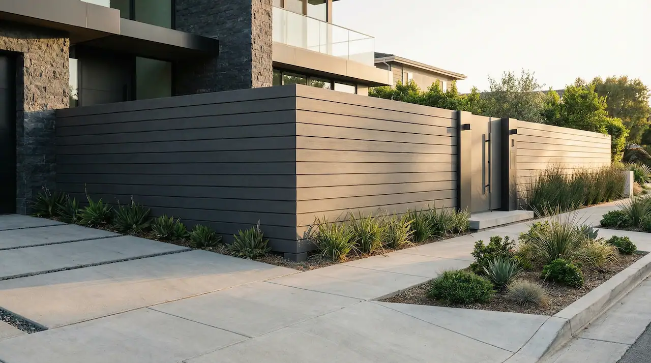 Composite fencing in San Diego