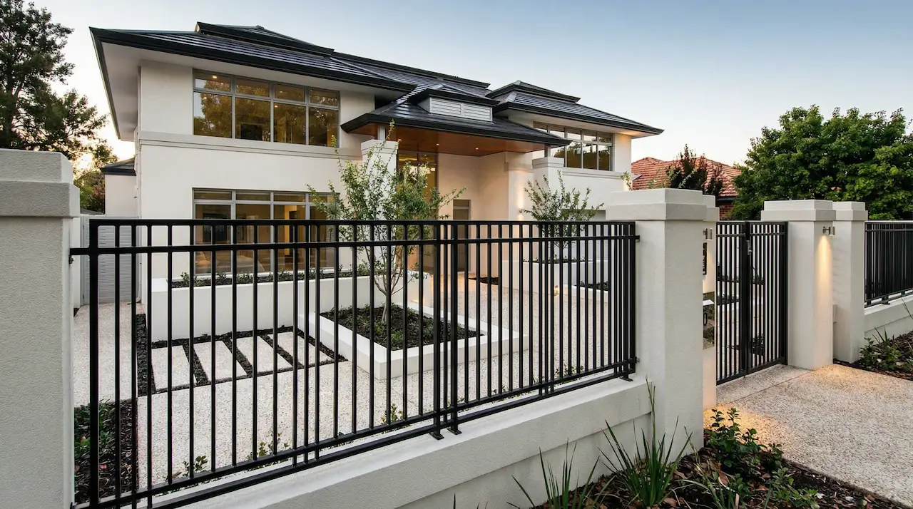 Steel fencing in San Diego
